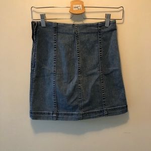 Jean skirt free people